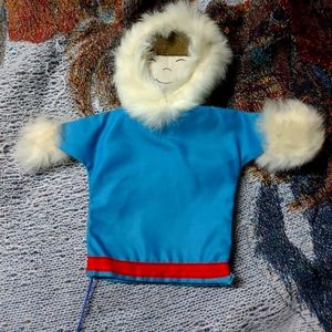 Antique Eskimo hand puppet